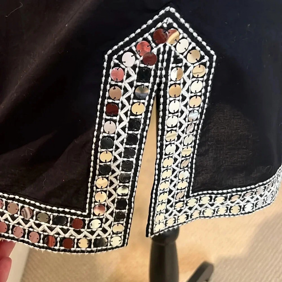 Tory Burch Sequin Embellished Tunic Size 14 - Picture 6 of 11
